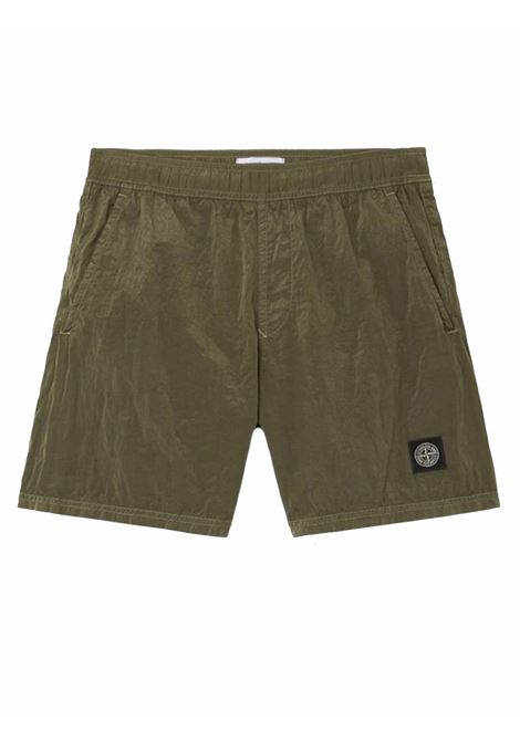 b100003 shorts man military green STONE ISLAND | L1S15 B100004 S0043V005G